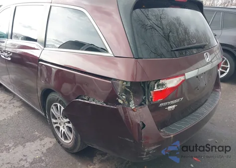 2011 Honda Odyssey Ex-L from USA, damaged, VIN 5FNRL5H65BB096443